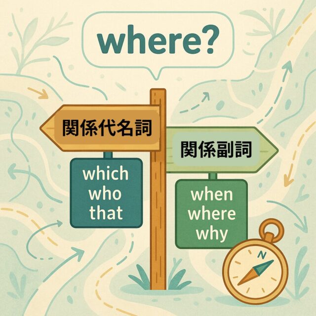 その“where”って、本当に合ってる？関係詞迷子を救うナビ！